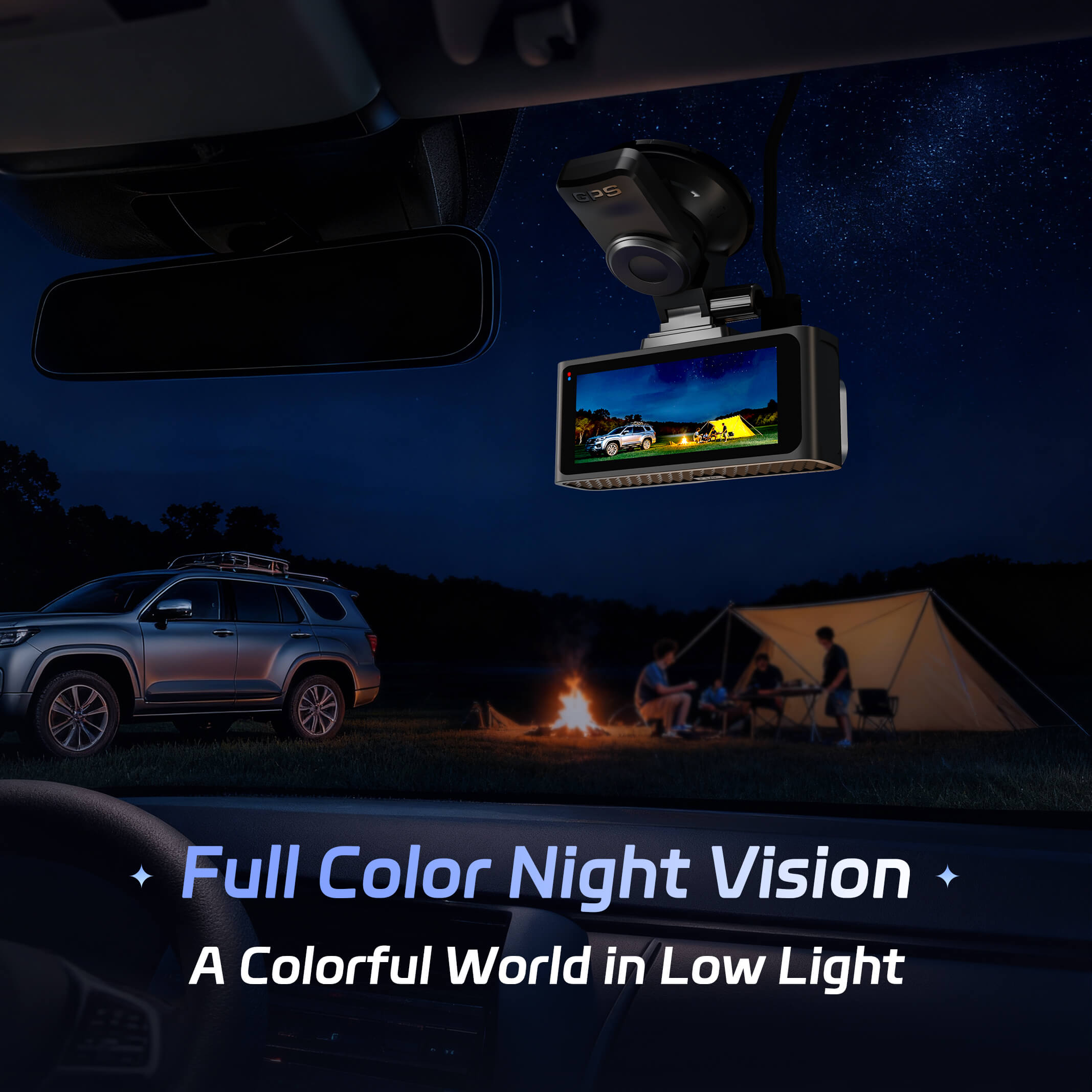 Pelsee S3 Touch 4K Dash Cam with STARVIS 2 Sensor