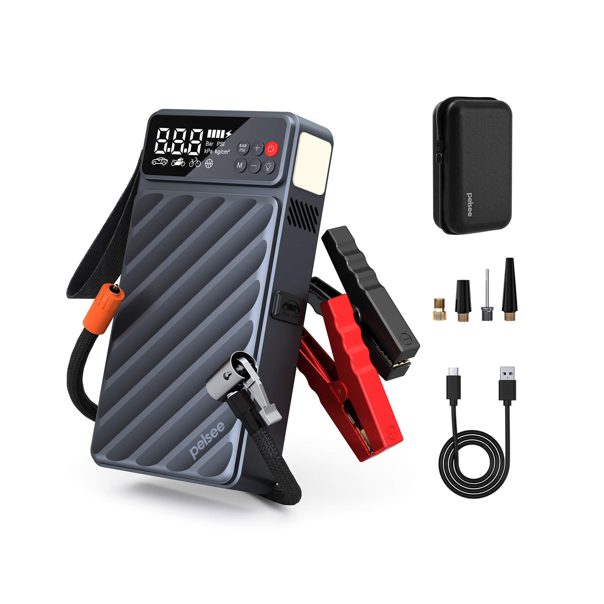 Pelsee E1 Jump Starter and Air Compressor