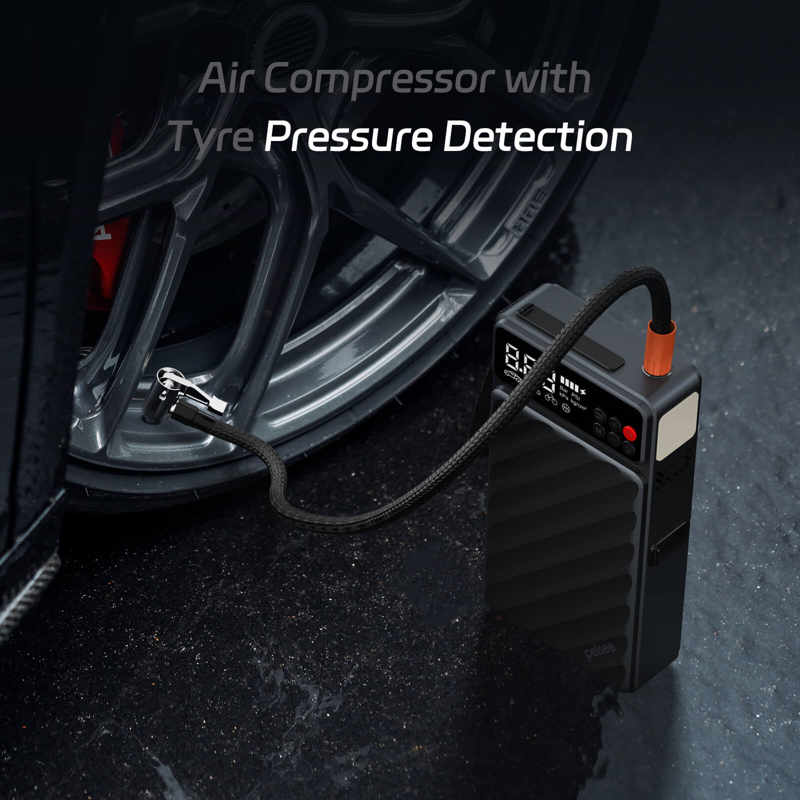 Pelsee E1 Jump Starter and Air Compressor - Jump Starter&Air Compressor -