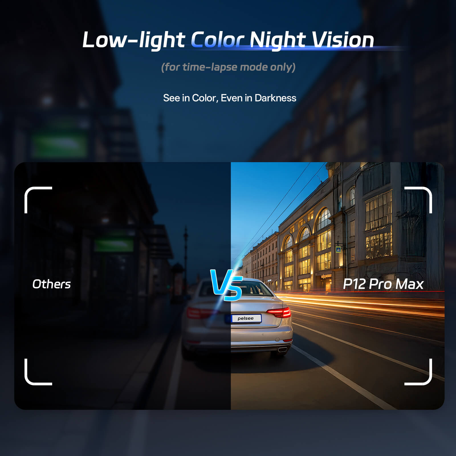 Pelsee P12 Pro Max Mirror Dash Cam