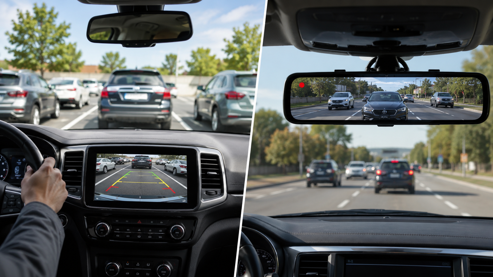 Rear Camera Dash Cam vs Backup Camera