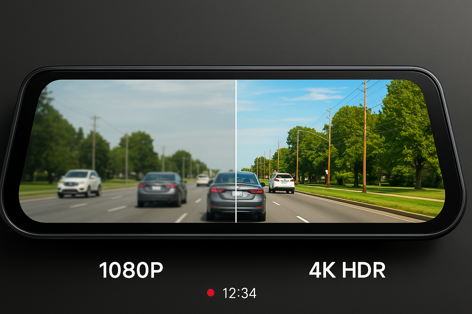 4k mirror dash cam