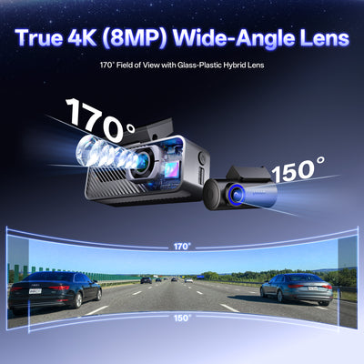 wide angel dash cam