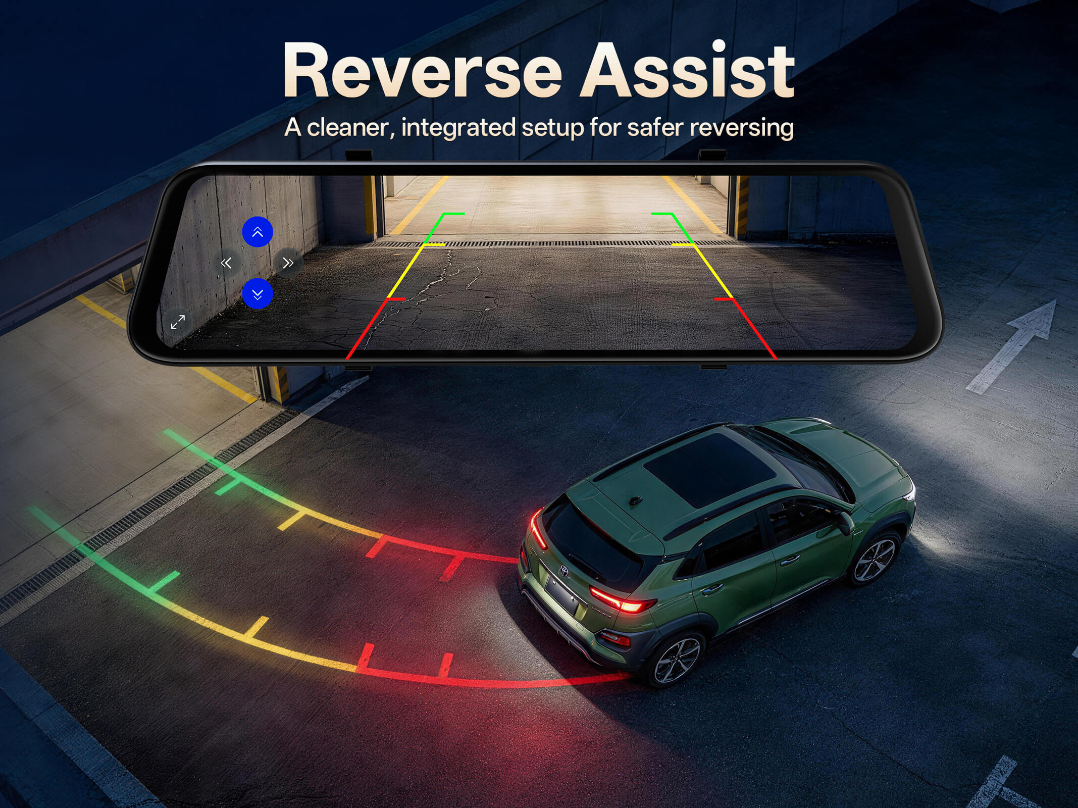 Pelsee S12 Native 4K + 2.5K Rear View Mirror Camera Telephoto Version