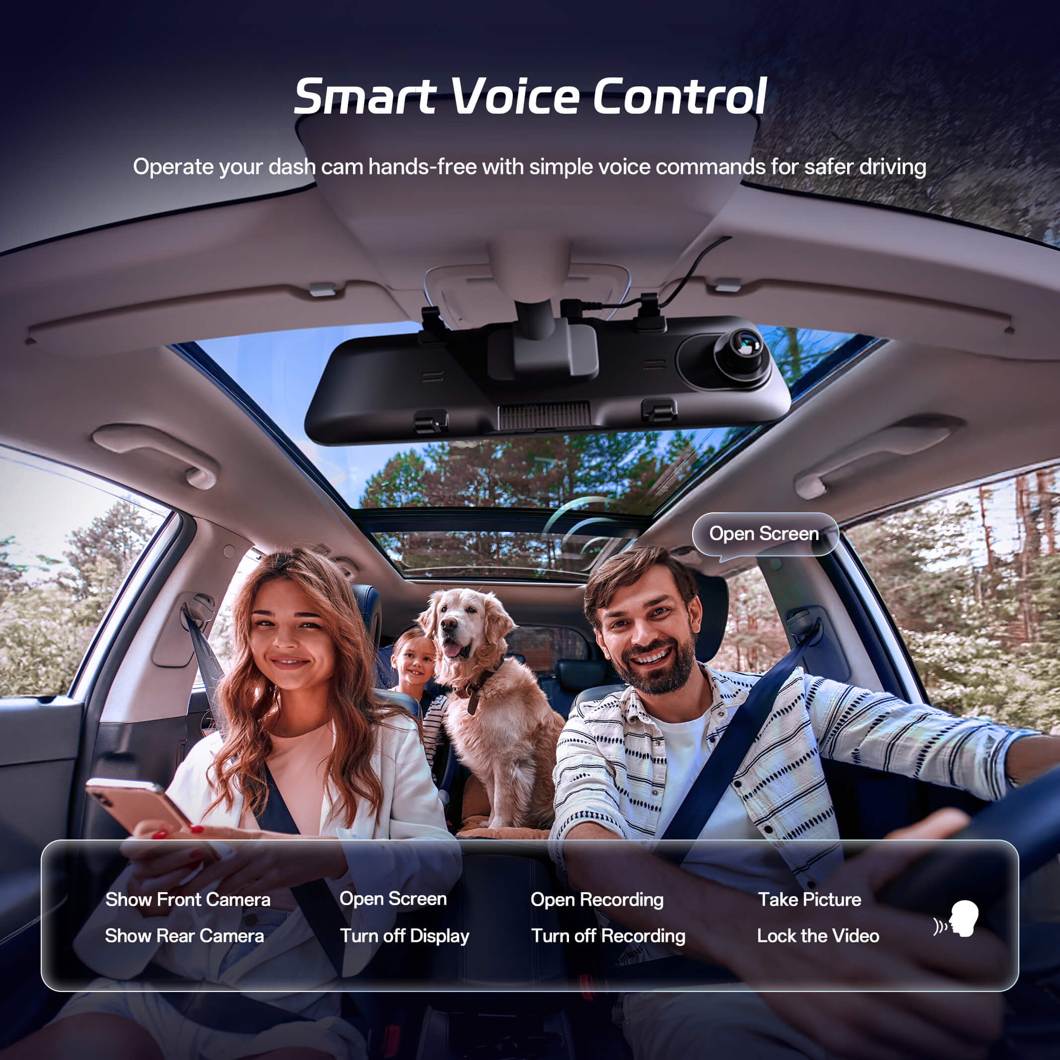 Pelsee S12 Pro Mirror Dash Cam with STARVIS 2 Sensor