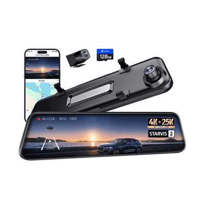 Pelsee P12 Pro Max Mirror Dash Cam - Mirror Dash Cam -
