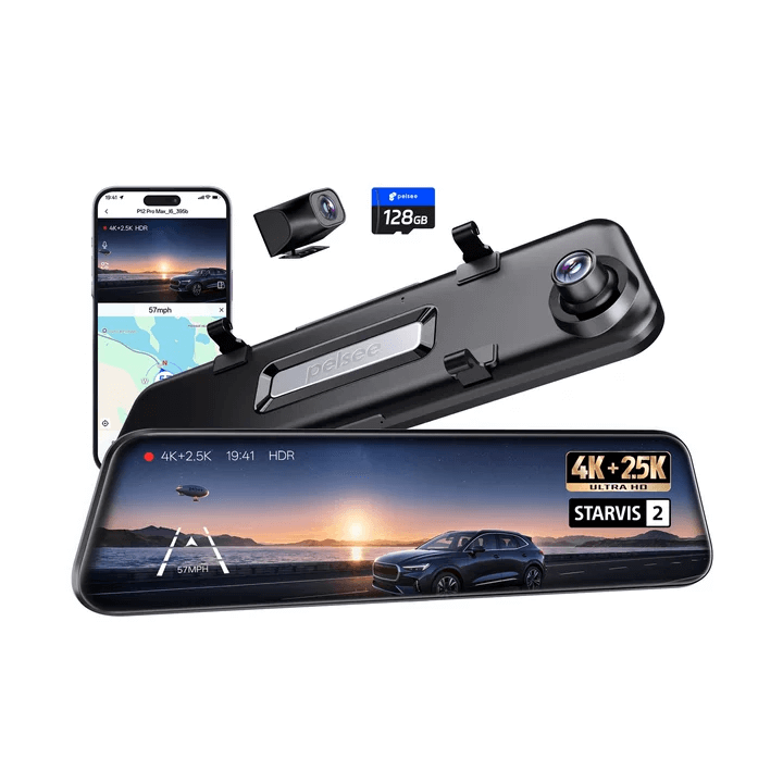 Pelsee P12 Pro Max Mirror Dash Cam